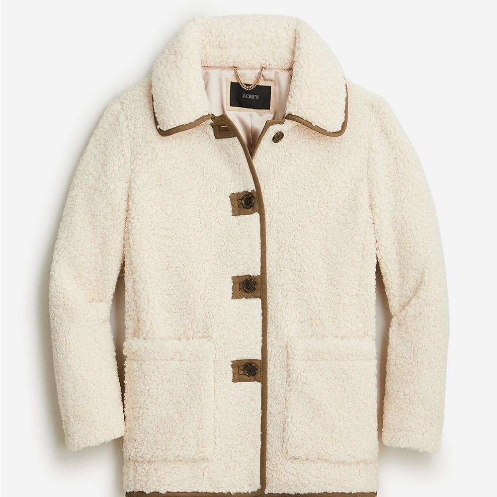 J. Crew Teddy Sherpa Jacket